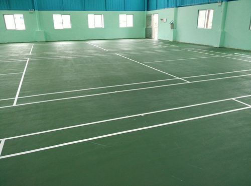 硅PU羽毛球場建設 硅PU羽毛球場建設